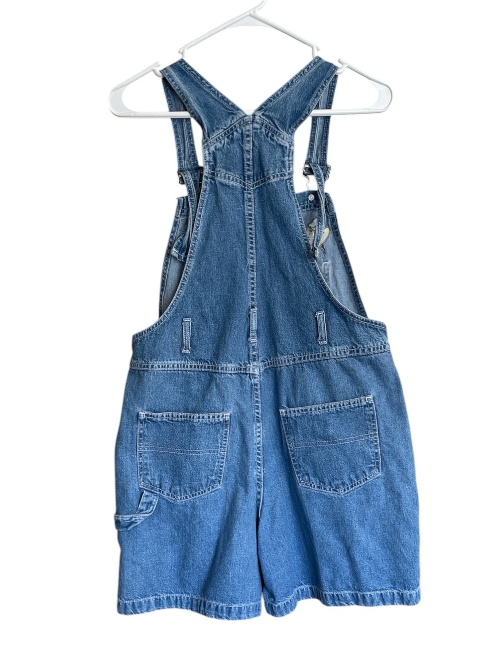 Disney Blue Denim Short Overalls with Mickey & Friends Embroidery - Picture 8 of 14